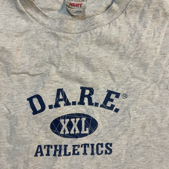 Vintage D.A.R.E Athletics T Shirt - Picture 2 of 4